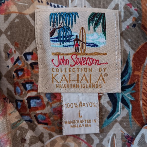 John Severson Collection KAHALA Hawaiian Islands Shirt - Picture 2 of 6